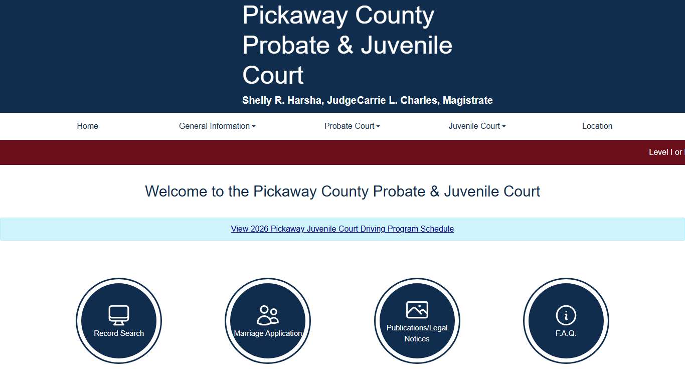 Pickaway County Probate & Juvenile Court